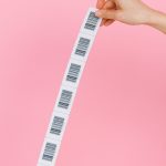 Barcode verification of freshly printed barcode labels held in hand