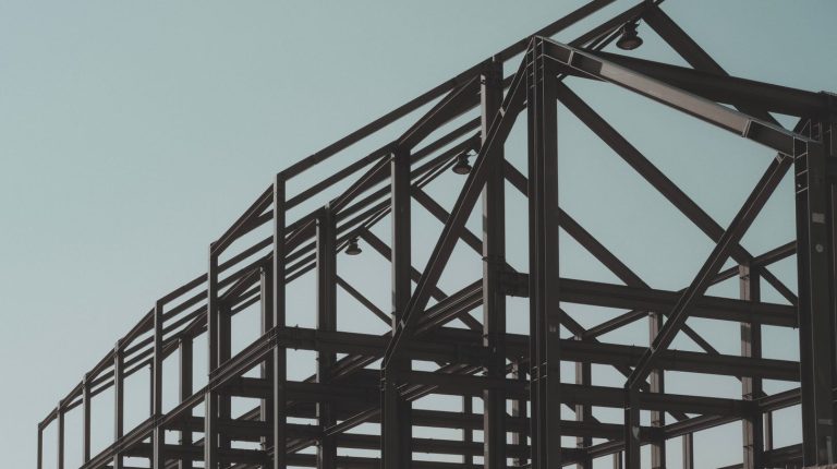 RFID tag placement on a steel structure